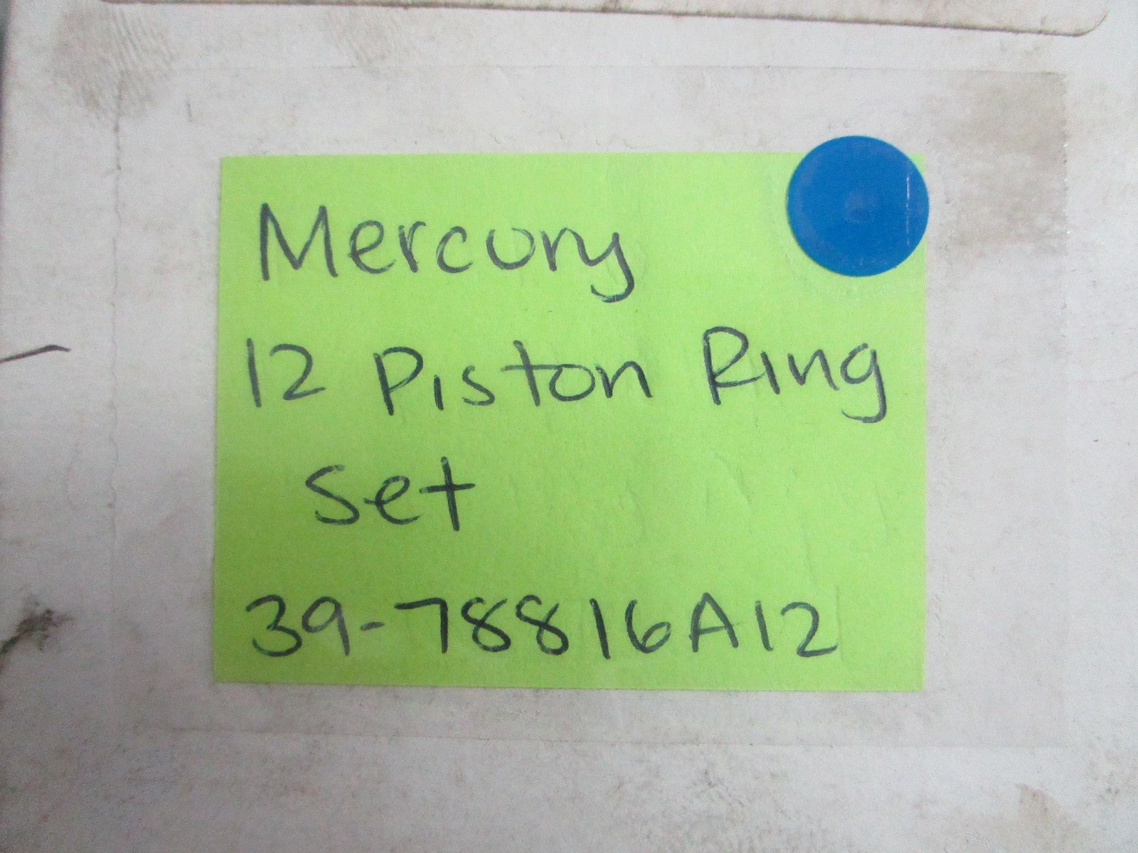 NEW OEM 39-78816A12 Mercury Quicksilver 12 Piston Ring Set 0820