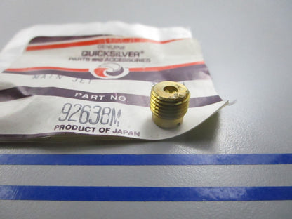 NEW OEM 92638M Mercury Quicksilver #160 Main Jet 0810