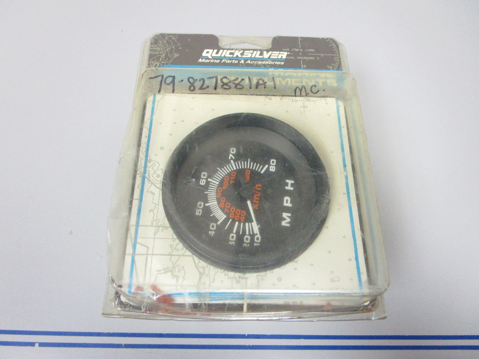 *NEW OEM* 0720 Mercury Quicksilver 80 MPH Speedometer 79-827881A1
