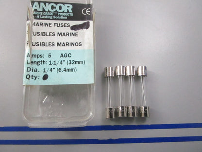 NEW 601050 Ancor 5A 4 Fuse Set 0810