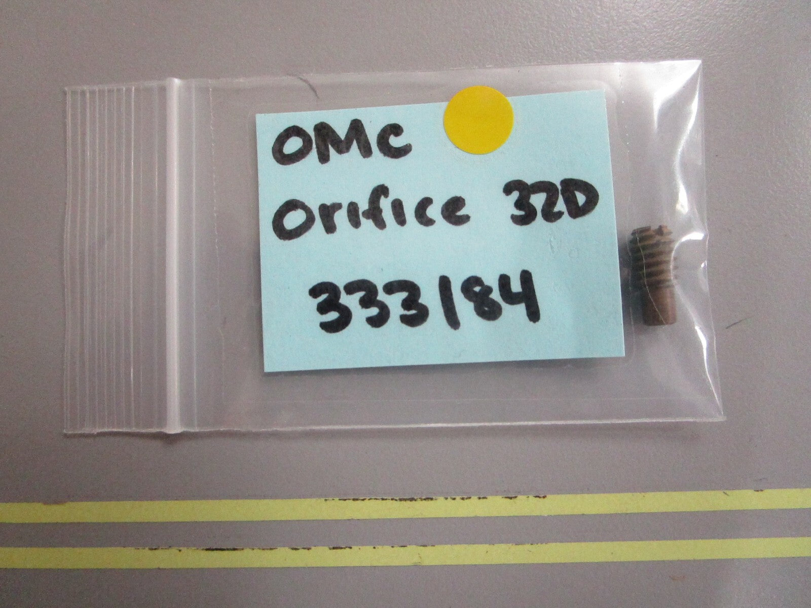 *NEW OEM* 0810 OMC Johnson Evinrude Orifice 32D 333184 0333184