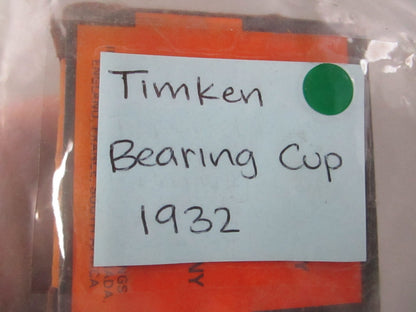 NEW 1932 Timken Bearing Cup 0810