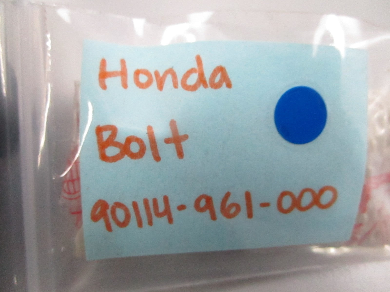 *NEW OEM* 0810 Honda Bolt 90114-961-000