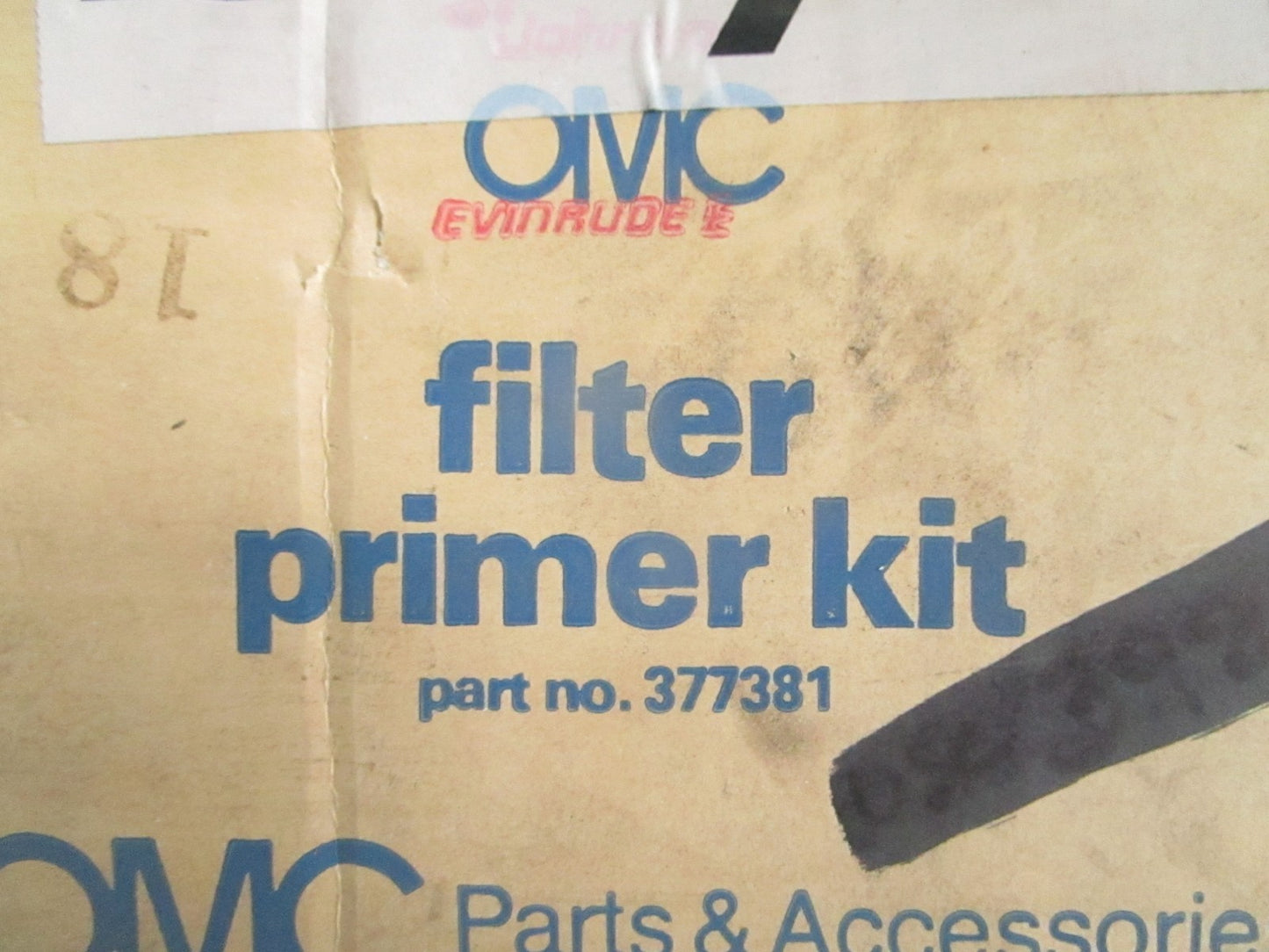 NEW OEM 377381 0377381 OMC Johnson Evinrude Primer Filter Kit 0820