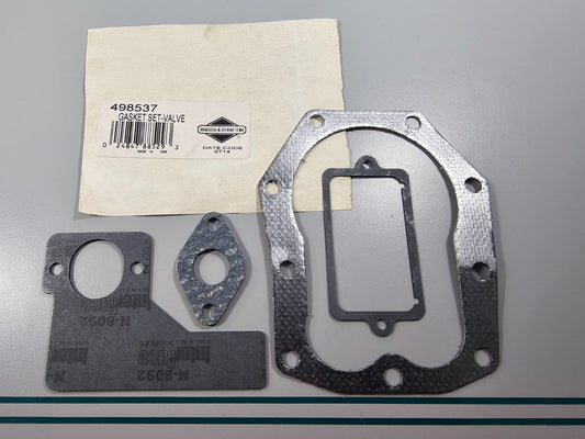 NEW OEM 498537 Briggs & Stratton Valve Gasket Set 0810