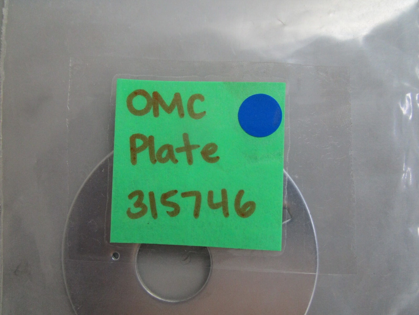 *NEW OEM* 0810 OMC Johnson Evinrude Plate 315746 0315746
