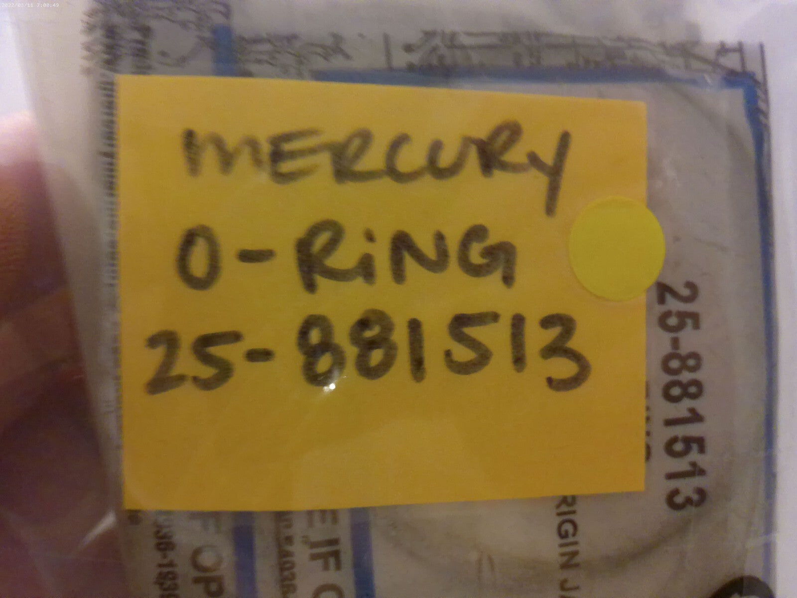 *NEW OEM* 0810 Mercury Quicksilver O-Ring 25-881513