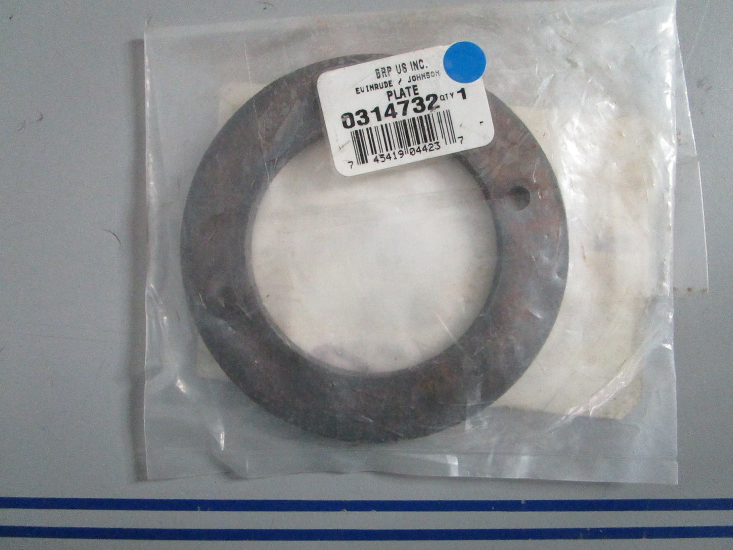 NEW OEM 314732 0314732 OMC Johnson Evinrude Plate 0820