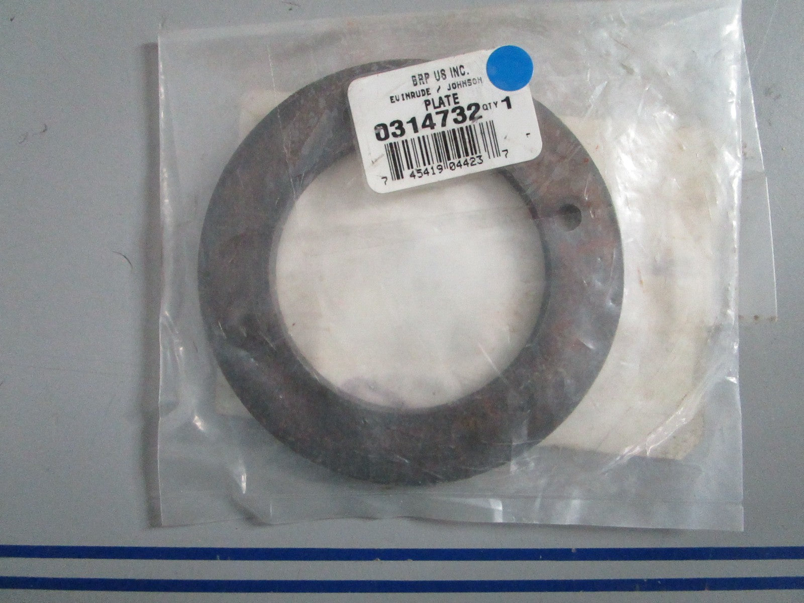 NEW OEM 314732 0314732 OMC Johnson Evinrude Plate 0820