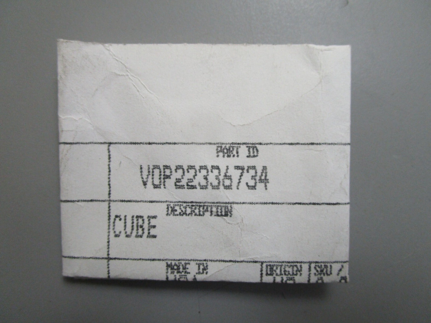 *NEW OEM* 0770 Volvo Penta Shift Cable End Cube 22336734