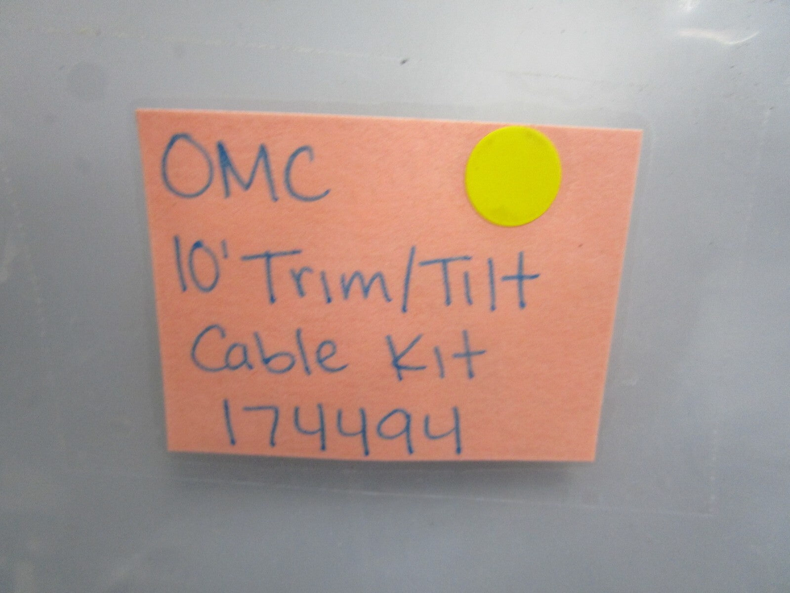 *NEW OEM* 0820 OMC Johnson Evinrude 10' Trim/Tilt Cable Kit 174494