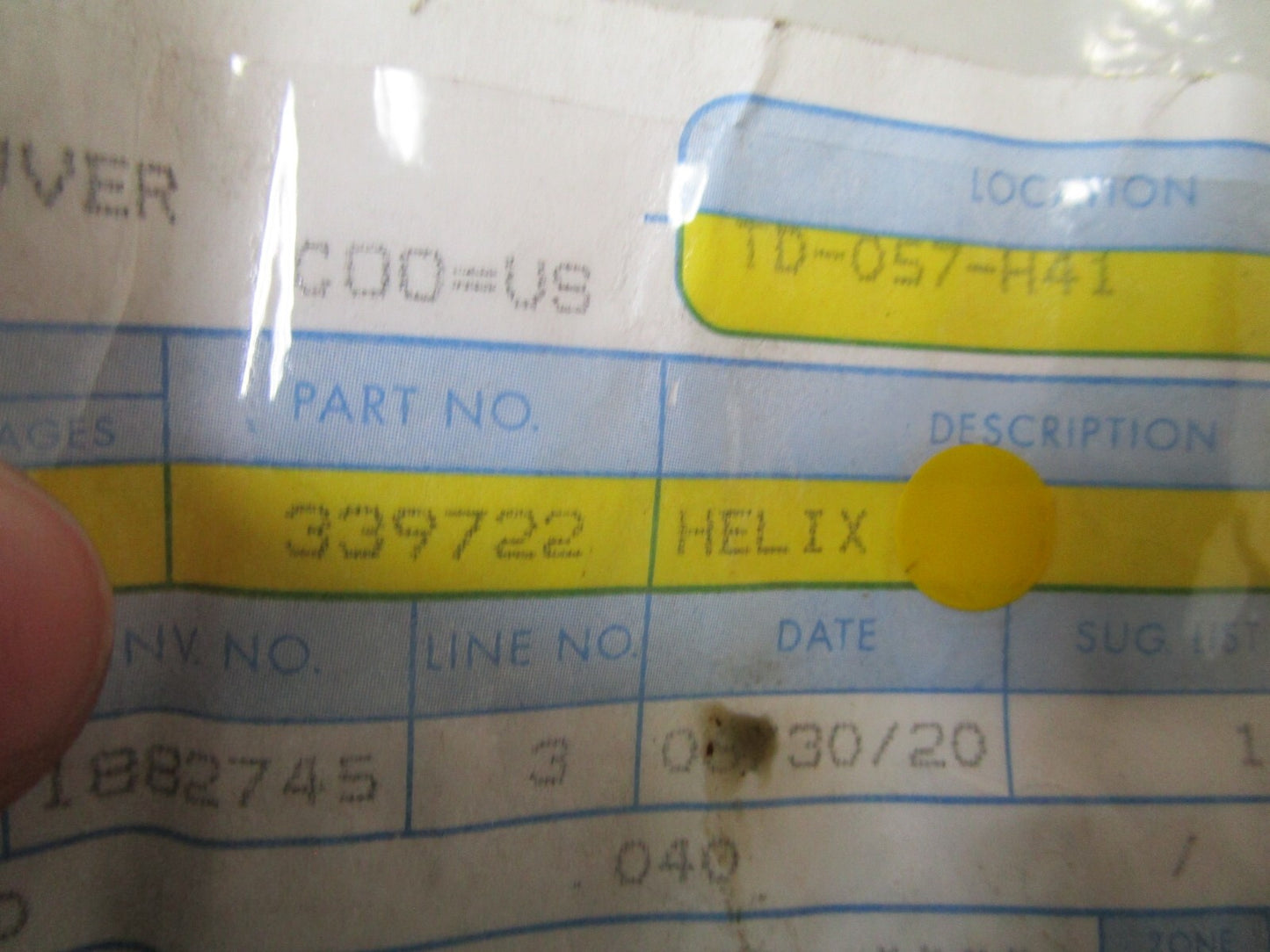 *NEW OEM* 0810 OMC Johnson Evinrude Helix 339722 0339722