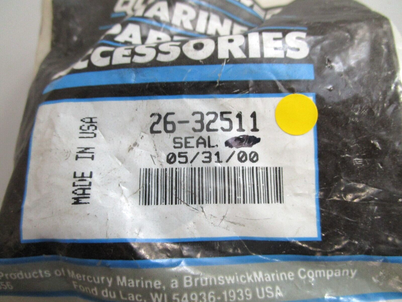 *NEW OEM* 0750 Mercury Quicksilver SEAL 5/31/00  26-32511