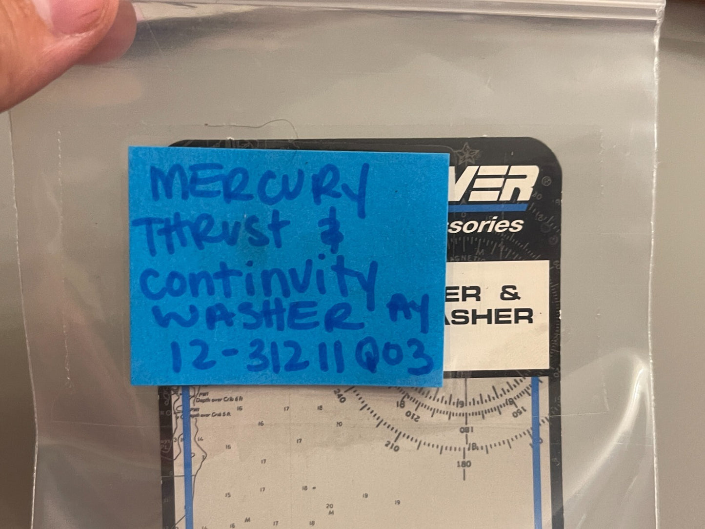 *NEW OEM* 0750 Mercury Quicksilver THRUST & CONTINVITY WASHER ASSY 12-31211Q03