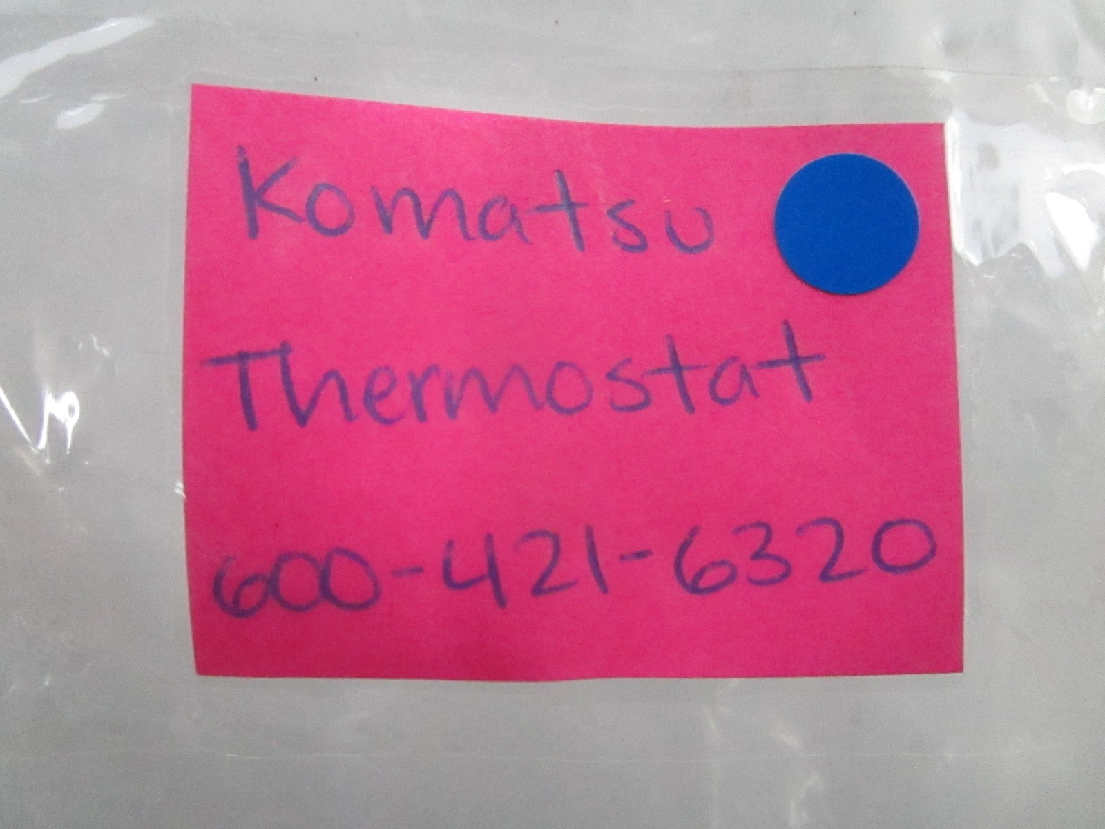 *NEW OEM* 0810 Komatsu Thermostat 600-421-6320