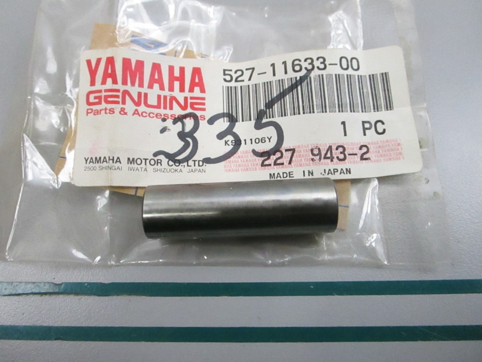 NEW OEM 527-11633-00 Yamaha Piston Pin 0810