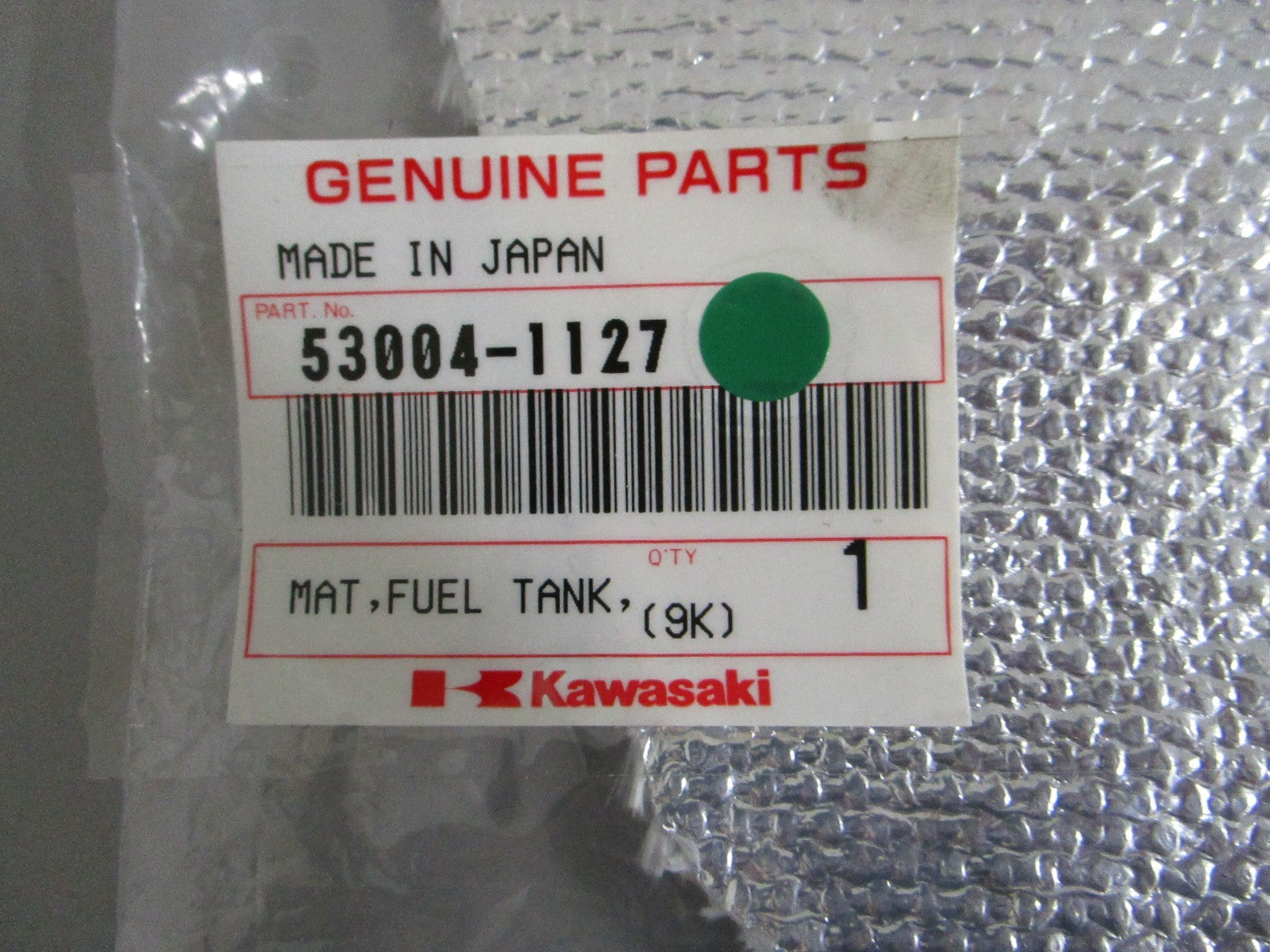 Kawasaki NEW OEM Mat Pad 53004-1127 Motorcycle Fender NOS Genuine Part 0820
