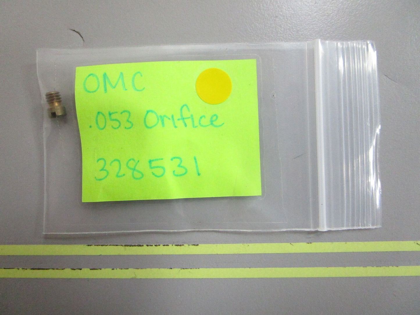 *NEW OEM* 0810 OMC Johnson Evinrude .053 Orifice 328531 0328531