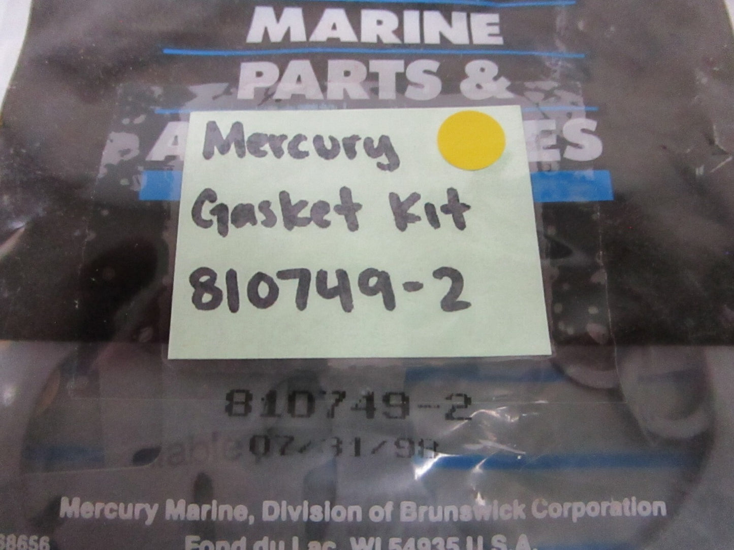 *NEW OEM* 0810 Mercury Quicksilver Gasket Kit 810749-2