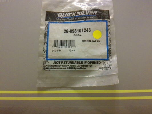 *NEW OEM* 0810 Mercury Quicksilver Seal 26-898101248