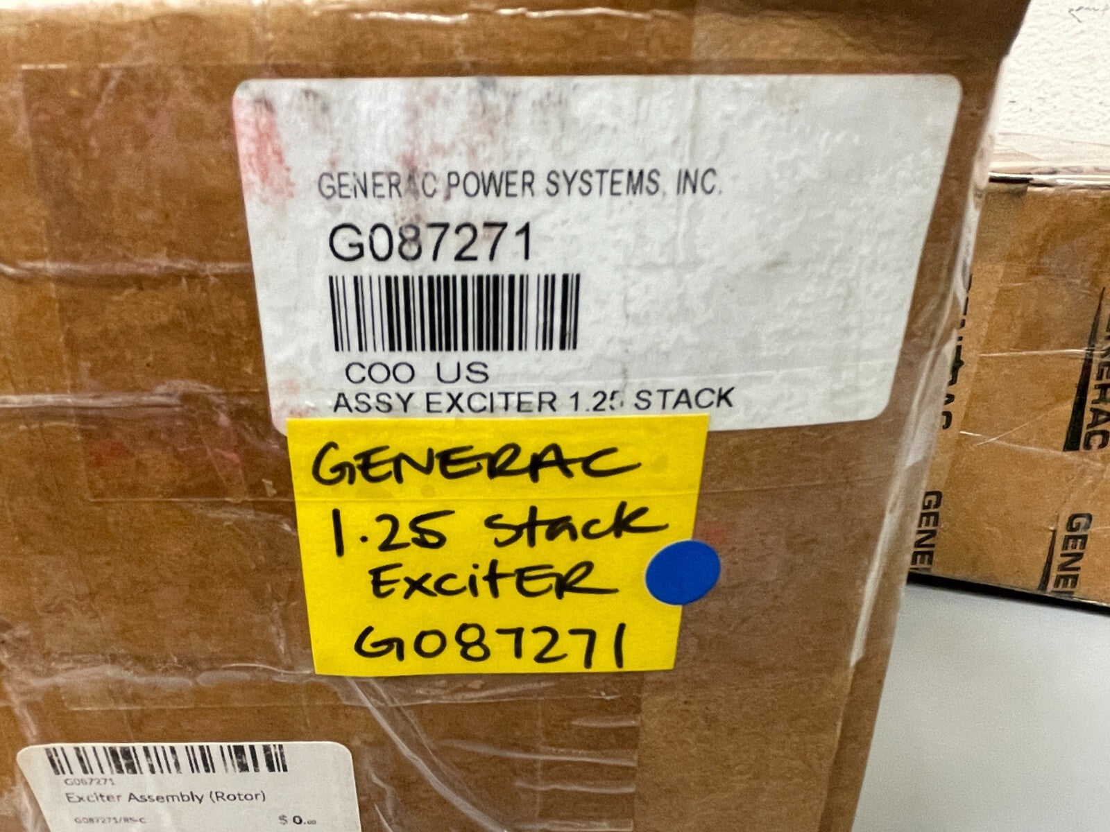 *NEW OEM* 0720 Generac 1.25 Stack Exciter Assembly G087271