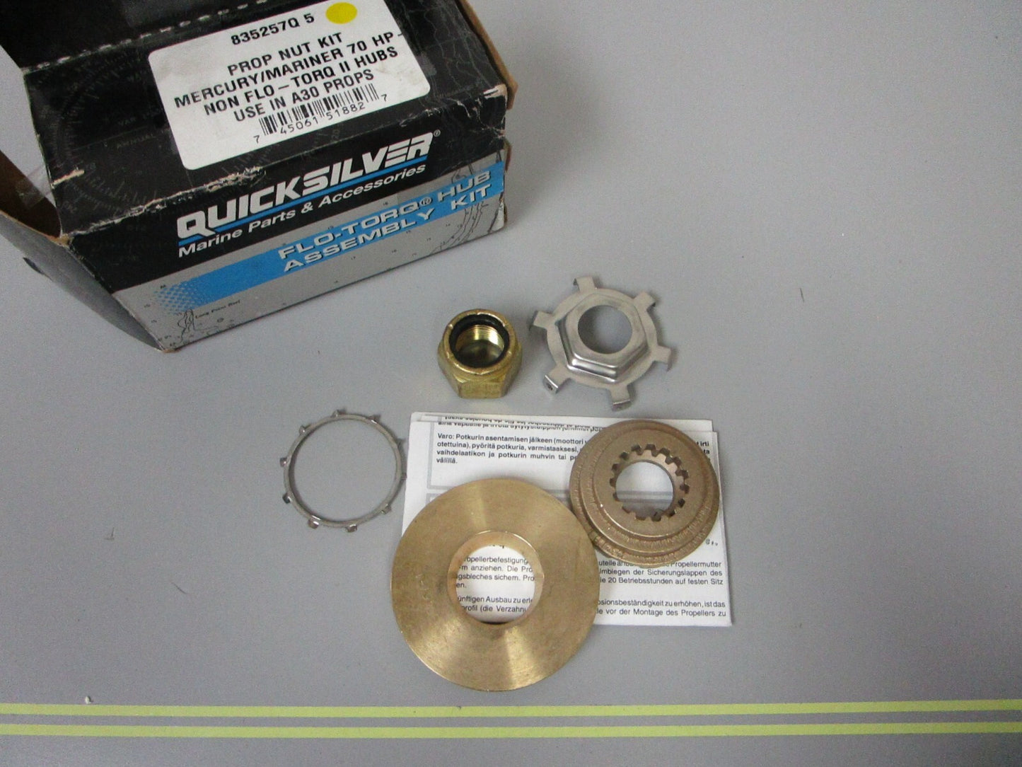 *NEW OEM* 0720 Mercury Quicksilver Flo Torq Hub Assembly Kit 835257Q5