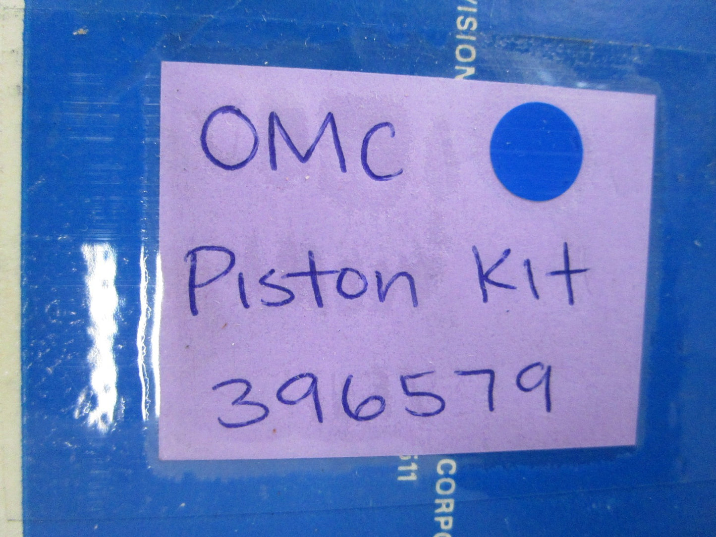 NEW OEM 396579 0396579 OMC Johnson Evinrude Piston Kit 0810