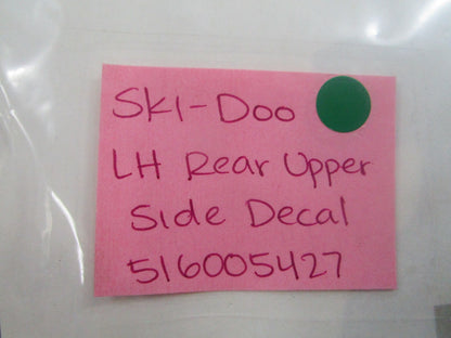 NEW 516005427 Ski-Doo LH Rear Upper Side Decal 0810