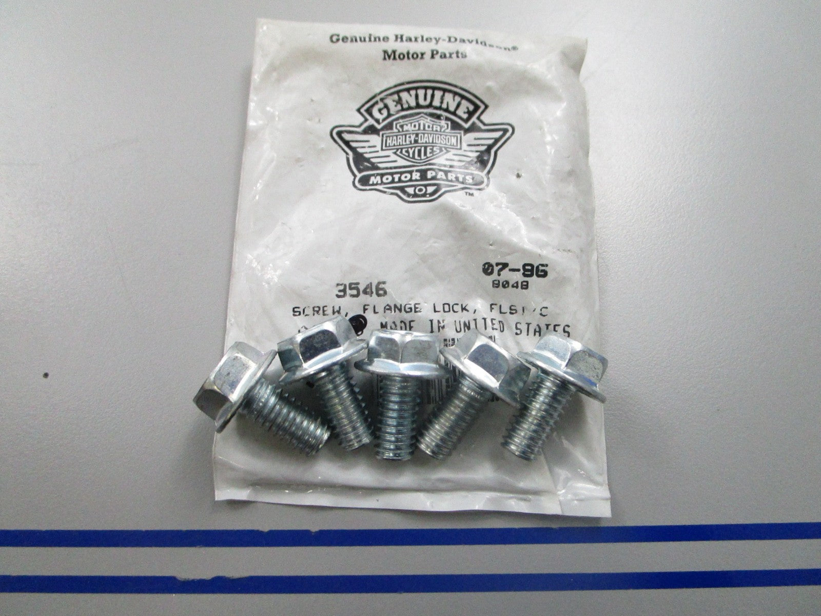 *NEW OEM* (LOT OF 5) 0810 Harley Davidson Flange Screw 3546