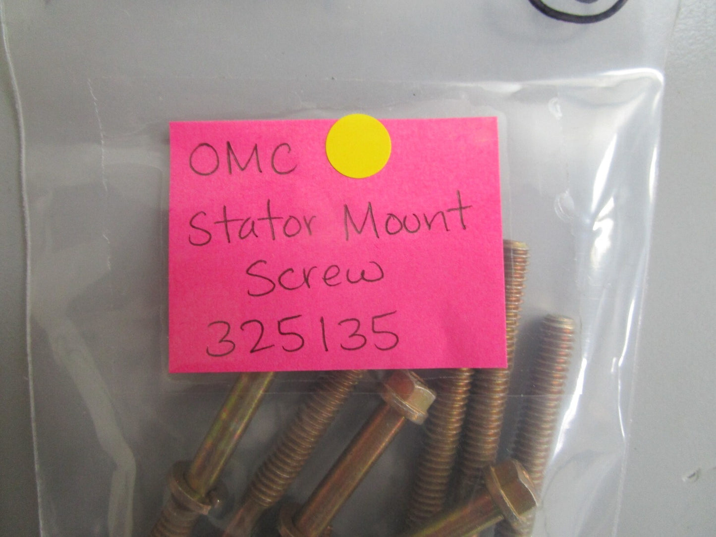 *NEW OEM* 0810 OMC Johnson Evinrude Stator Mount Screw 325135 0325135