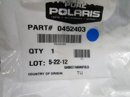 *NEW OEM* 0810 Polaris Manifold Gasket 0452403