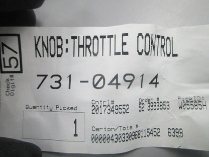 NEW OEM MTD 731-04914 Throttle Control Knob 0810