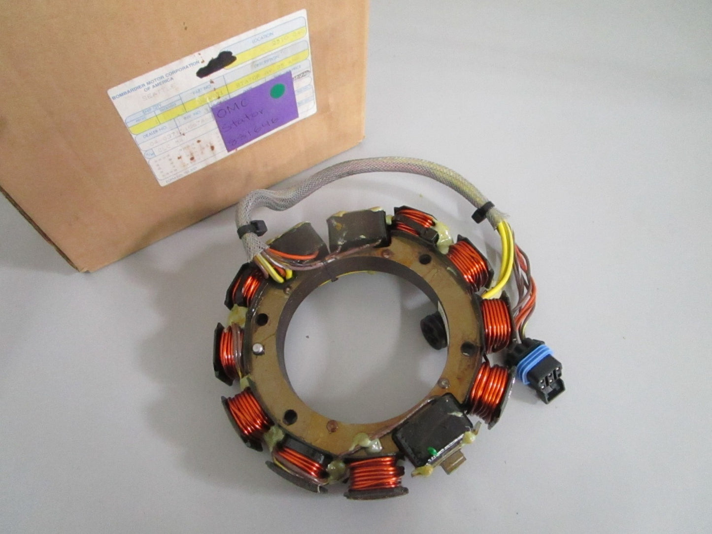 NEW OEM 581646 0581646 OMC Johnson Evinrude Stator 0820