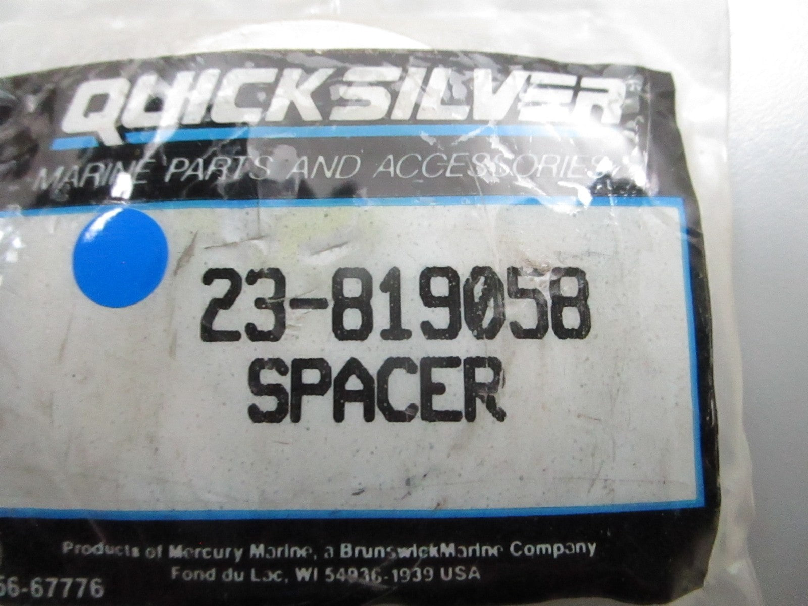 *NEW OEM* 0810 Mercury Quicksilver Spacer 23-819058