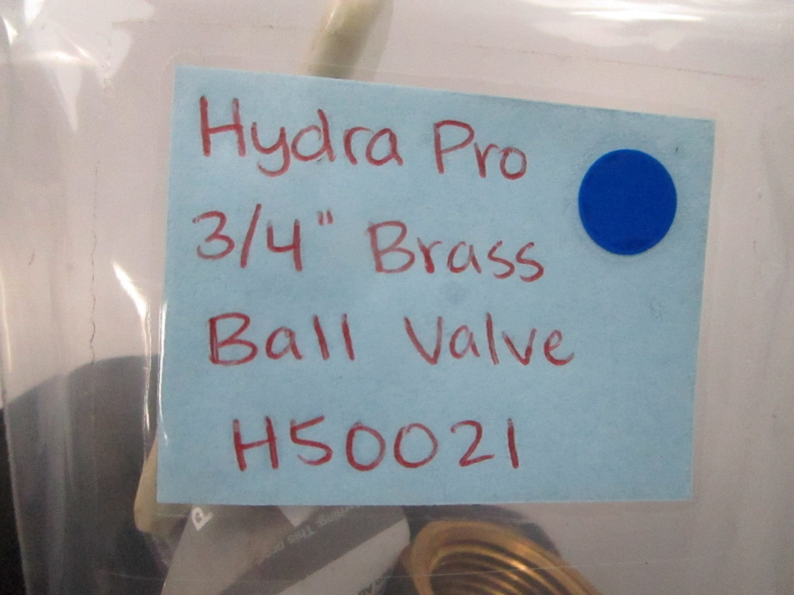 *NEW* 0810 Hydra Pro 3/4" Brass Ball Valve H50021