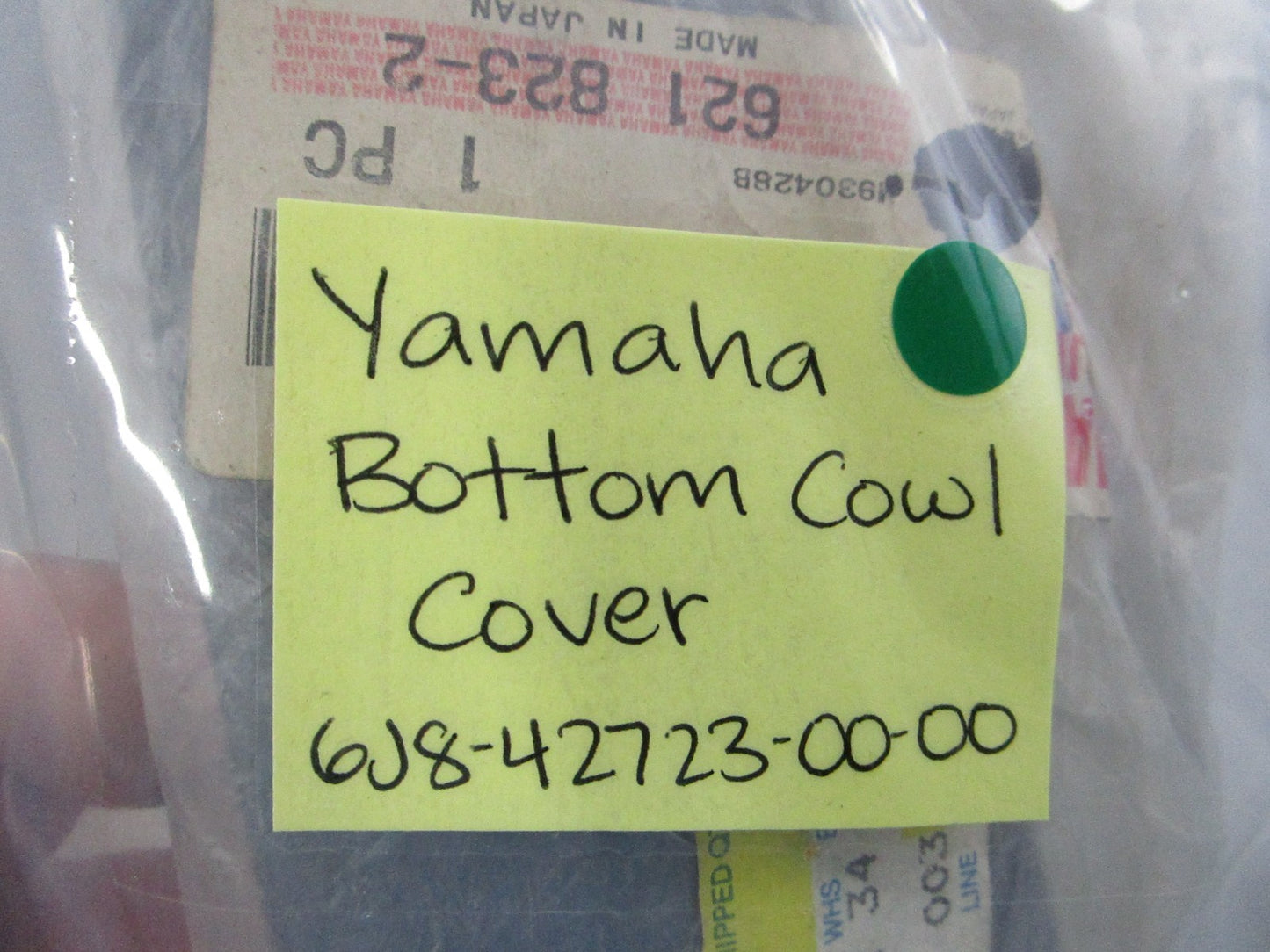 NEW OEM 6J8-42723-00-00 Yamaha Bottom Cowl Cover 0810