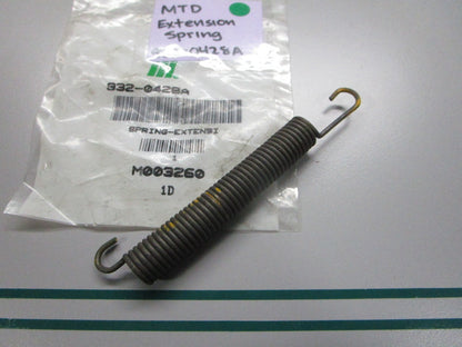 NEW OEM 932-0428A MTD Extension Spring 0810