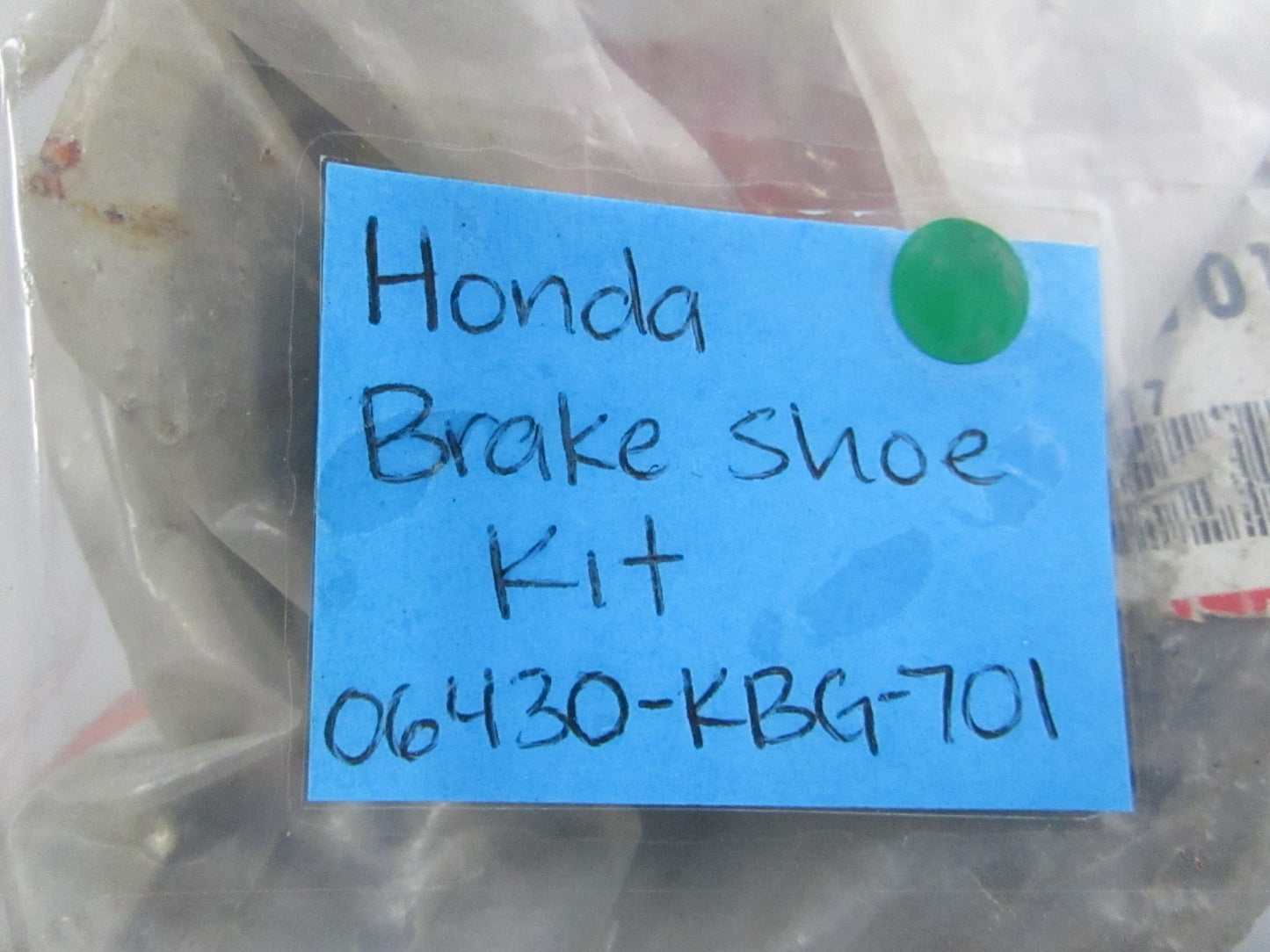 NEW OEM 06430-KBG-701 Honda Brake Shoe Set 0810