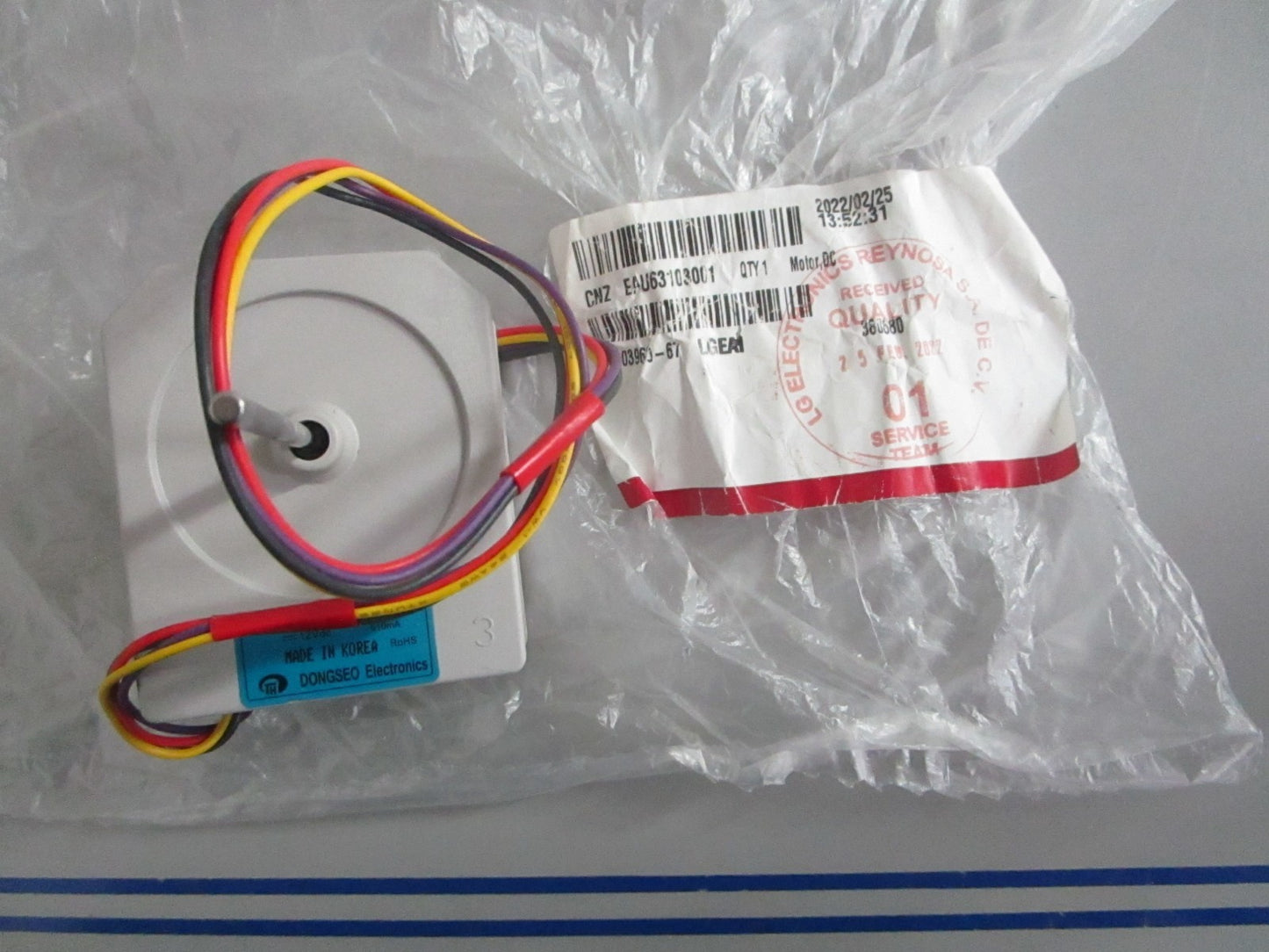 *NEW OEM* 0820 LG Condenser EAU63103001