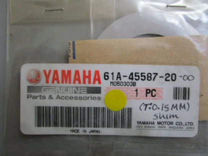 *NEW OEM* 0770 Yamaha (T: 0.15MM) Shim 61A-45587-20-00