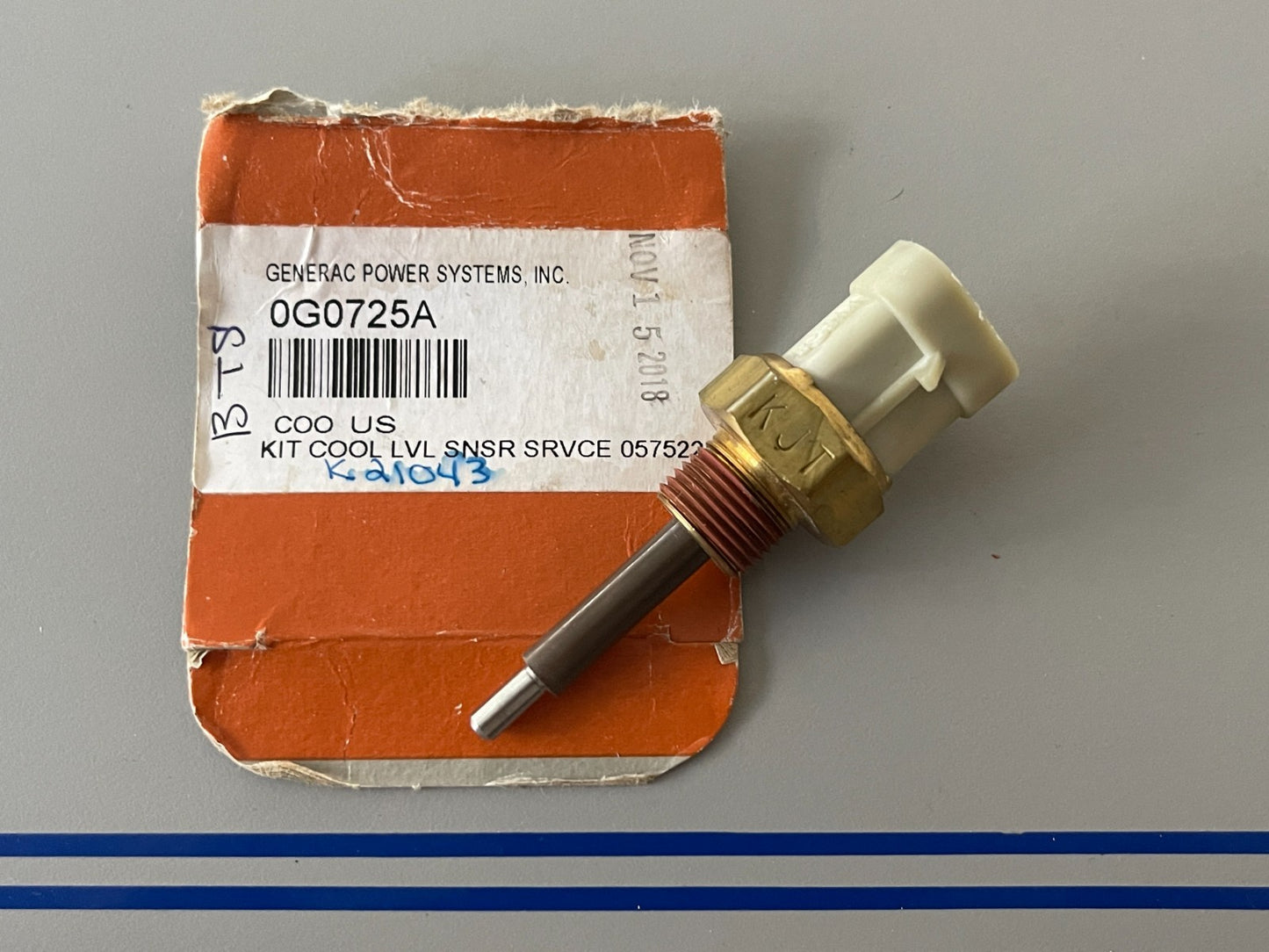 *NEW OEM* 0720 Generac Coolant Level Sensor 0G0725A