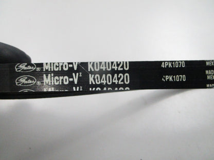 NEW K040420 Gates Micro-V Serpentine Belt 0810
