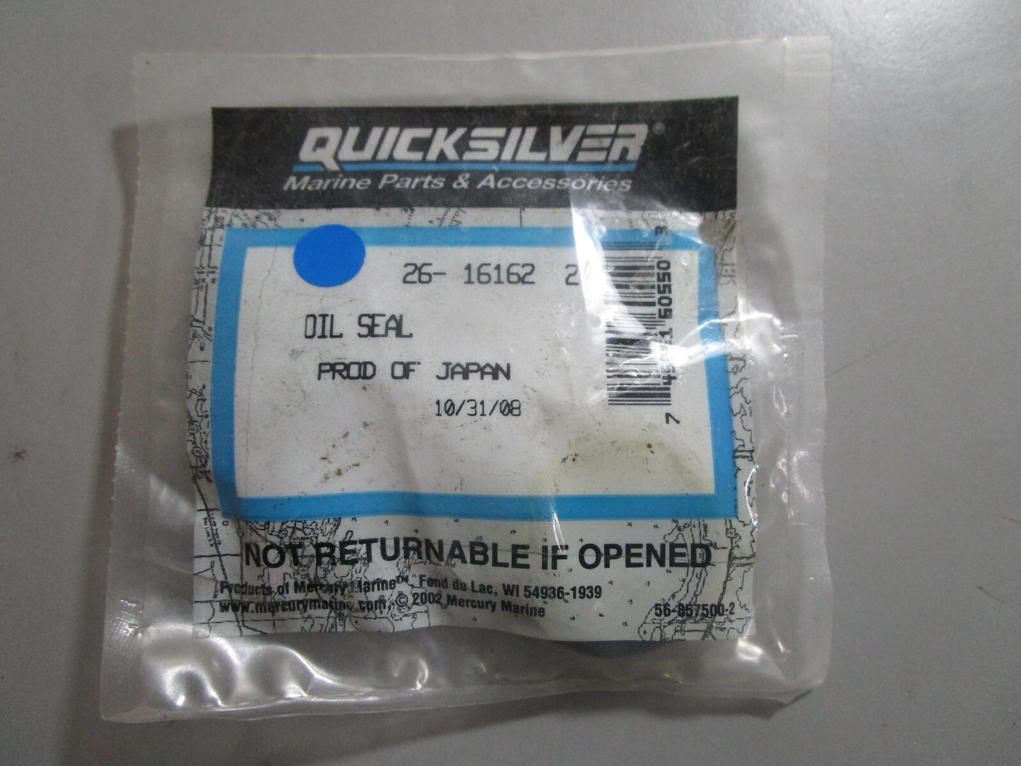 *NEW OEM* 0810 Mercury Quicksilver Oil Seal 26-16162 2