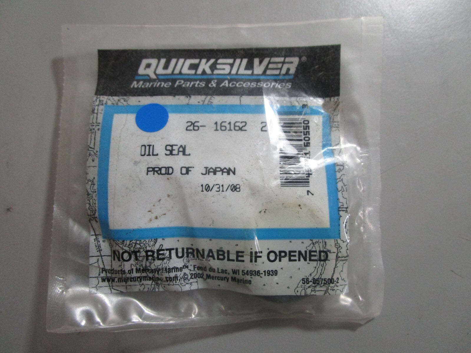 *NEW OEM* 0810 Mercury Quicksilver Oil Seal 26-16162 2