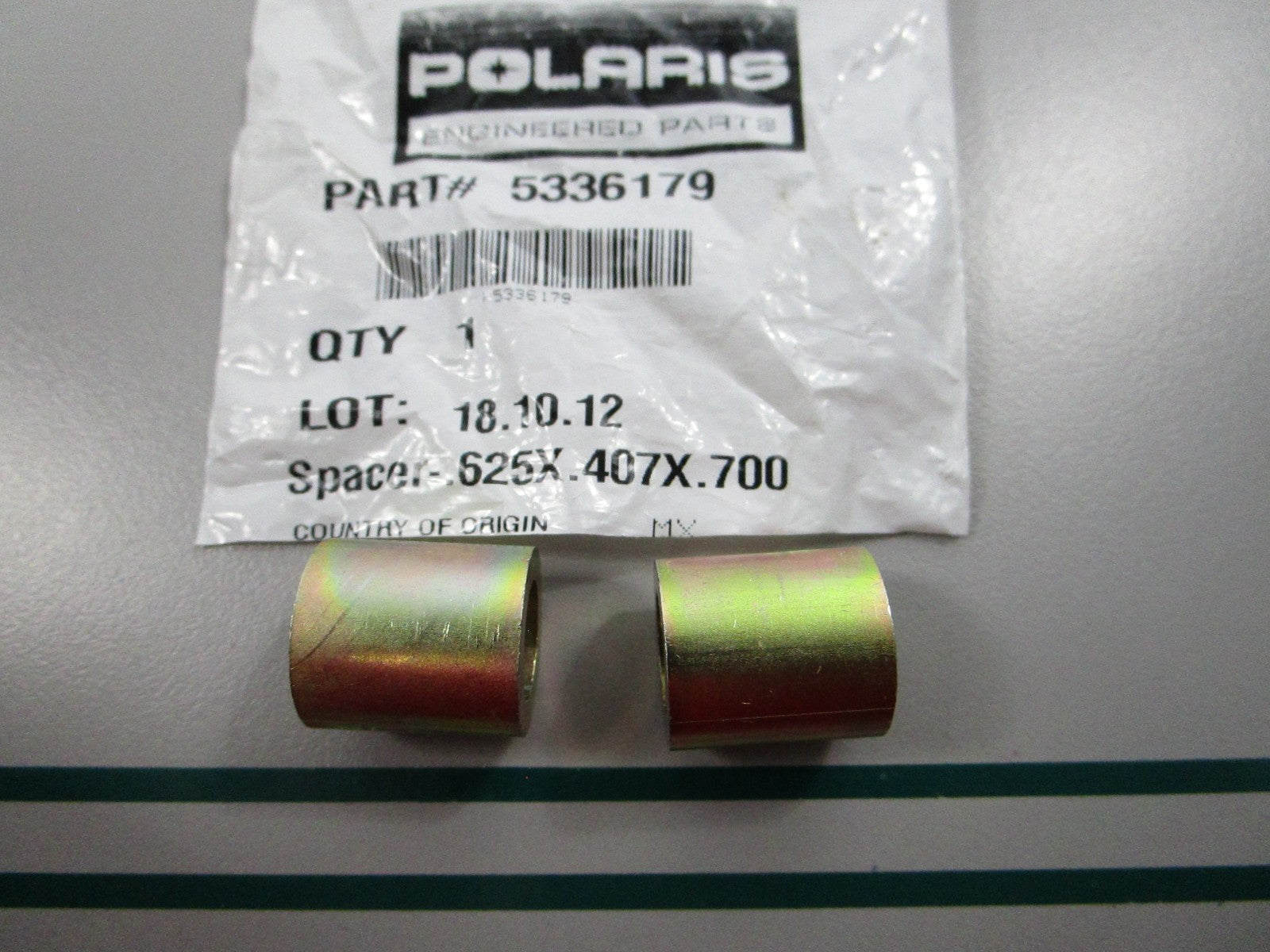 NEW OEM (LOT OF 2) 5336179 Polaris Spacer 0810
