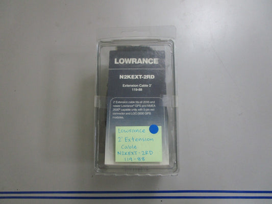 *NEW* 0810 Lowrance 2' Extension Cable N2KEXT-2RD 119-88
