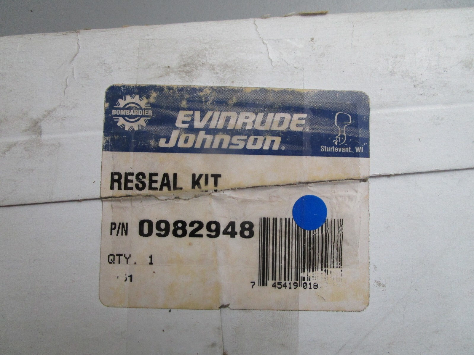 *NEW OEM* 0810 OMC Johnson Evinrude Reseal Kit 982948 0982948