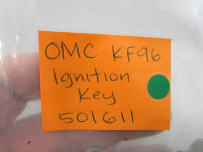 NEW OEM (LOT OF 2) 501611 0501611 OMC Johnson Evinrude KF96 Ignition Key 0810