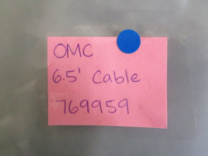 *NEW OEM* 0820 OMC Johnson Evinrude 6.5' Cable 769959 0769959