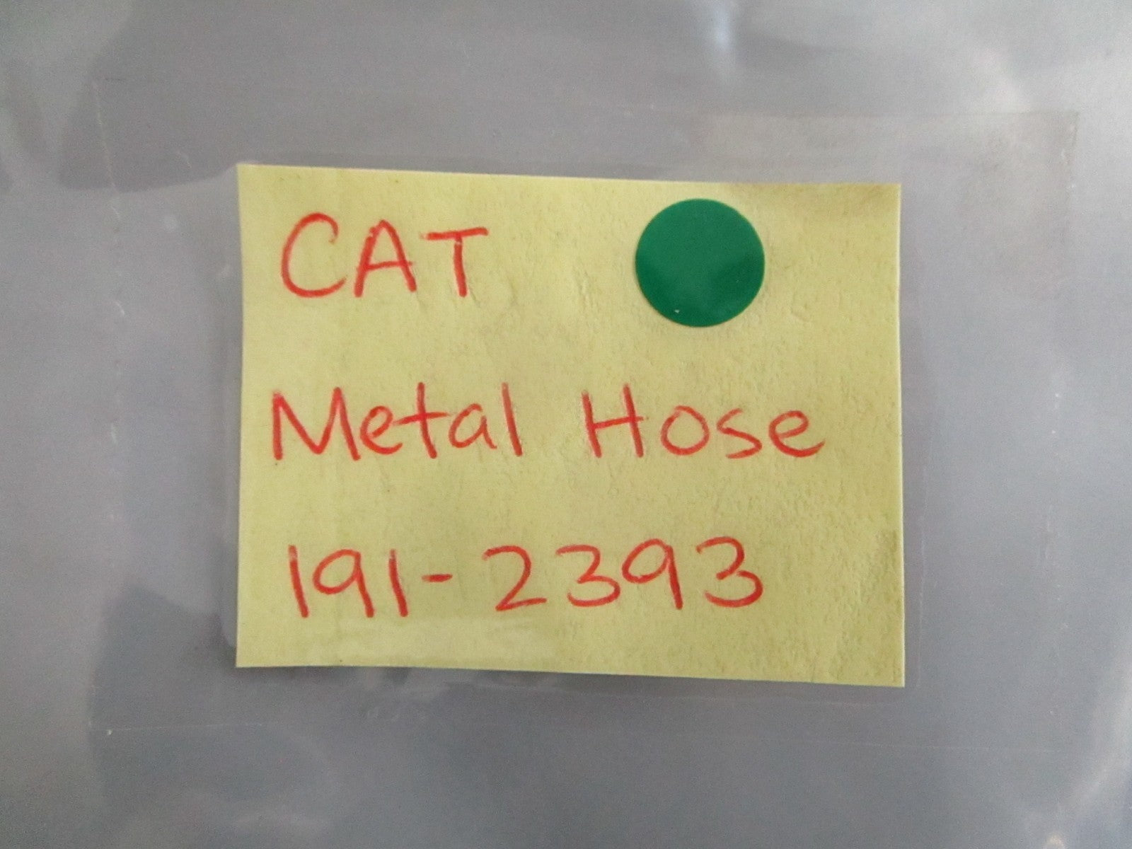 NEW OEM 191-2393 CAT Metal Hose 0820